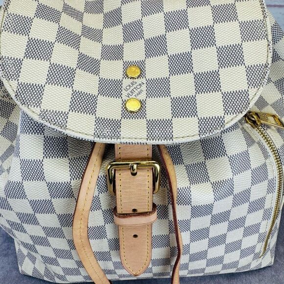 Louis Vuitton Sperone Damier Azur Canvas Backpack - Picture 3 of 16
